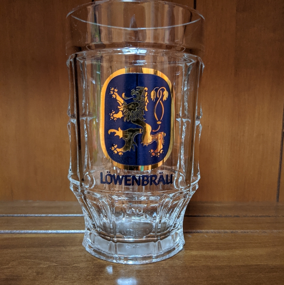 Lowenbrau Glass Beer Mug